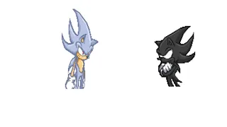 SONIC VS DARK SONIC - Short Sprite Animation