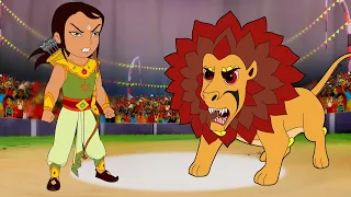 Arjun - The Prince of Bali | Sher se takkar | Hindi cartoon for kids