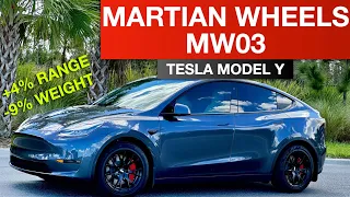 Tesla Model Y - Martian Wheels MW03 Delivers Range and Efficiency Gains