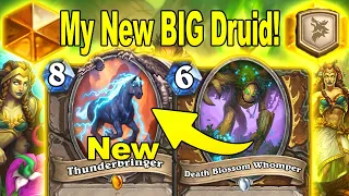 My NEW Thunderbringer Big Druid Deck Rocks The Meta Now In Standard Titans Mini-Set | Hearthstone