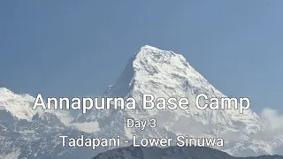 Day 3 Annapurna Base Camp (ABC) Nepal Trek |  April 2024