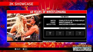 WWE 2K24: Confirmed & Potential Matches For 40 Years Of WrestleMania!