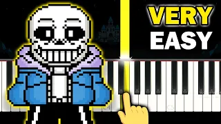 UNDERTALE OST - Once Upon a Time - VERY EASY Piano tutorial