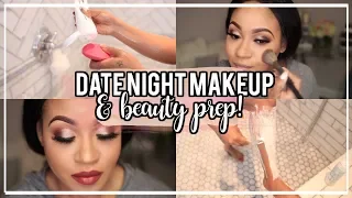 Get Ready With Me | Beauty Prep + Makeup Inspiration! Valentine's Day 2019