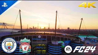 EA FC 24 - Manchester City vs Liverpool - gameplay ps5 4K español latino