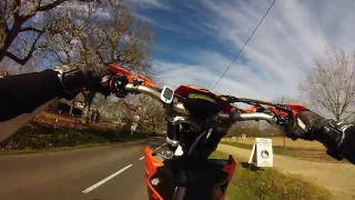 KTM exc 450 Supermoto 2006 akrapovic exhaust