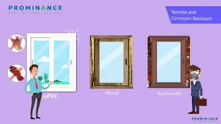 Prominance uPVC Windows vs Aluminium Windows vs Wooden Windows Features Comparison