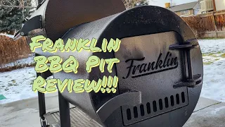 Franklin BBQ Pit Review!!! The Worlds Greatest Backyard Offset Smoker!!!