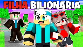 BILIONÁRIO no Minecraft me contratou para NAMORAR a FILHA dele!