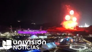 El espectacular timelapse del cierre de los Juegos Olímpicos de Invierno en Pyeongchang