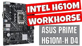 ASUS Prime H610M-K D4 Budget DDR4 Intel 12th Gen Workhorse