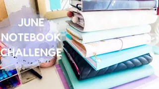 JUNE NOTEBOOK CHALLENGE 📖✨Ideas for using your blank notebooks and planners