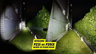 Which has a better beam? Nitecore P23i (3000 lumens) vs P20iX (4000 lumens)