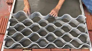 Incredible! Super Easy 3D Wall Creation Techniques / Creative Cement Ideas / Building Pet Houses