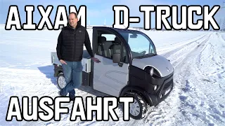 Wir waren mit dem D-Truck unterwegs mit Sommerreifen im Schnee - GAMMA Fahrzeuge