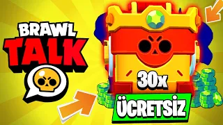 30 ÜCRETSİZ OMEGA KUTU | 2 EFSANEVİ KARAKTER BEDAVA ELMAS VEE - Brawl Stars