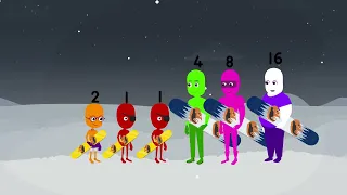 Numberblocks - Season 10, Episode 8: Snow Day Doubles: The Sequel