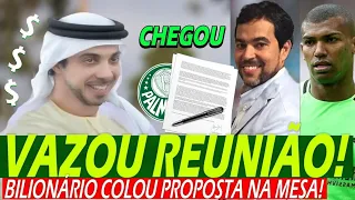 ingleses anuncia!! "bilionário árabe" surpreende Palmeiras! | para ser comemorado torcida | Wallace