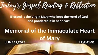 Daily Gospel Reflection, The Word Today, Catholic Daily Mass Readings 2023, Gospel Reading #sermon