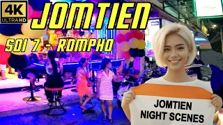 Jomtien Soi 7 Double Pass and Rompho Night Drive   2024 Pattaya Thailand
