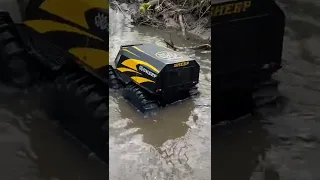 RC Sherp in water