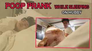 POOP PRANK WHILE SLEEPING ON HUBBY "PERO IBA YUNG NANYARE"