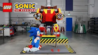This giant LEGO Sonic & Dr. Eggman model is going on the road! First stop: Gamescom 2023