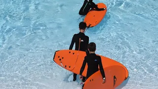 Surfing in the Swiss Alps