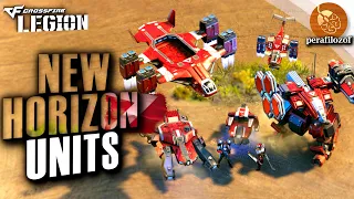 🔍Combat stats & Abilities of New Horizon units in Crossfire: Legion RTS | Showcase damage, HP, speed