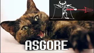 Undertale - Asgore with a cat + Bergentrückung Intro 😸