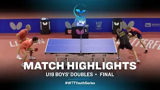 Kouraichi/ Lebrun vs Degros/ Haug | WTT Youth Star Contender Lisbon | U19 | BD | Finals