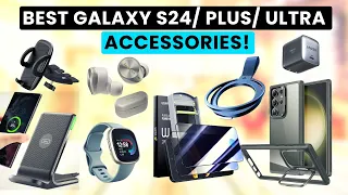 Must Have Galaxy S24/ Plus /Ultra Accessories!🔥🔥 Cases/ Protectors/ Car Mounts/ Chargers etc✅