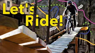 I Built an Entire Bike Park in my Backyard... Lets Ride It!