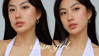 clean girl makeup (no foundation)