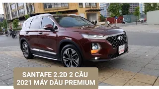 SIÊU HOT #SANTAFE 2.2D 2021 MÁY DẦU 2 CẦU BẢN PREMIUM BIỂN HÀ NỘI ĐI 7 nghìn cây số SIÊU CHẤT