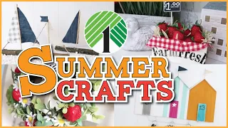 Summer FUN DIY Crafts Using Dollar Tree Supplies