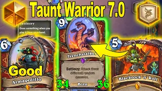 My NEW Taunt Warrior 7.0 Deck That's Surprisingly Good At Showdown in the Badlands | Hearthstone