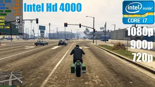 GTA 5 on Intel HD 4000 | 1080p, 900p, 720p