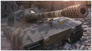 Выстрел яги е 100 фугасом! World of Tanks Blitz.