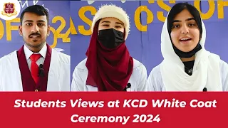 Student Views at White Coat Ceremony 2024 | Khyber College Dentistry
