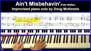 Ain't Misbehavin' - Jazz piano tutorial