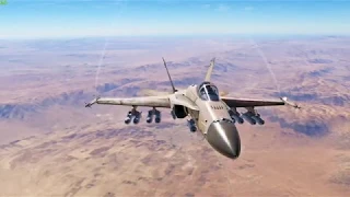 DCS World F/A-18C Hornet Dropping 10 CBU-99 Cluster Bombs!