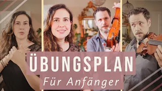 Strukturierter ÜBUNGSPLAN zum GEIGE LERNEN | Anfänger & Fortgeschrittene (Anmerkung: Video Special)