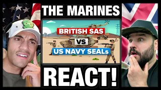 The Marines React To British SAS Soldiers vs US Navy SEALs - Military Training Comparison