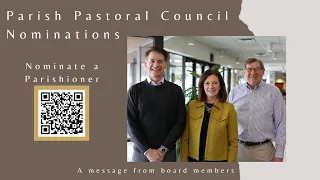A Message from members of the Parish Pastoral Council