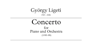 György Ligeti - Piano Concerto (1985-1988, audio+score)