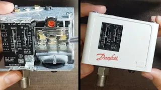 Presostat Danfoss i sterowanie ciśnieniem - ZOBACZ JAK TO DZIAŁA! - praca elektryka na wodociągach