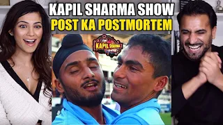 THE KAPIL SHARMA SHOW | POST KA POSTMORTEM | Funny comments on KAIF, BHAJJI and SEHWAG | REACTION!!