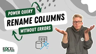 Replace column names of nested tables using Power Query | Excel Off The Grid