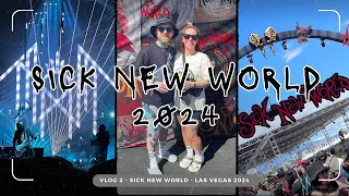 SICK NEW WORLD 2024 VLOG - LAS VEGAS - OUR DAY AT THE FESTIVAL AND FULL REVIEW - ELLIE AND MITCHELL